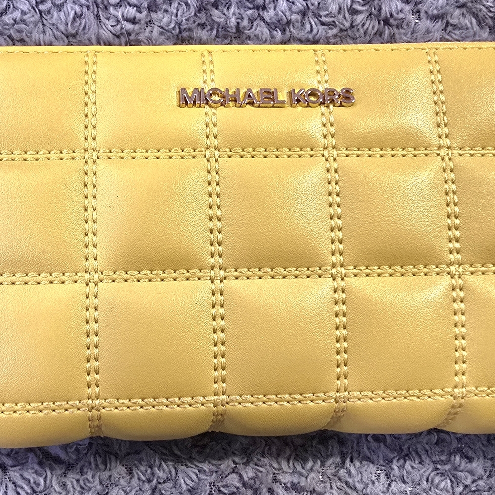 Michael Kors Yellow Quilted Women's Bag